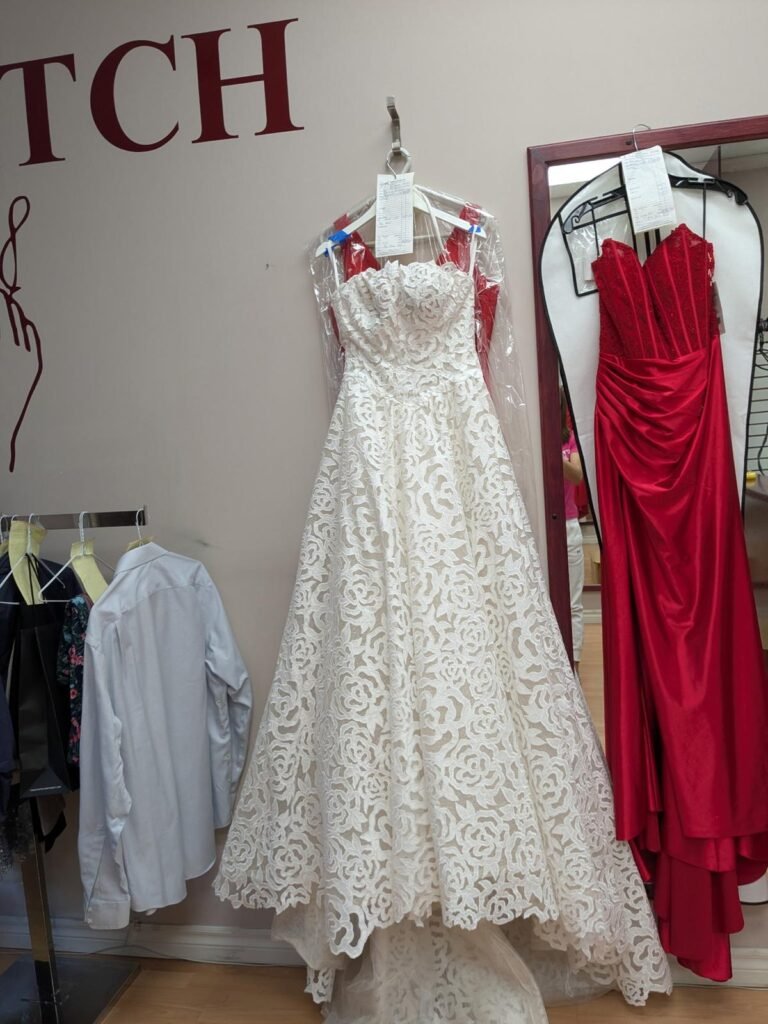 Top Stitch Tailoring and Alterations in Mississauga wedding dress version