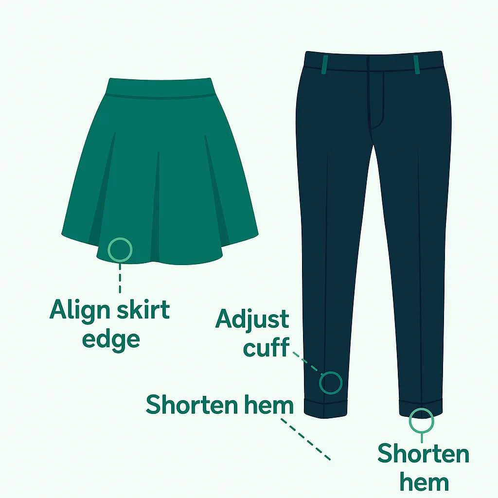 pant & skirt hemming